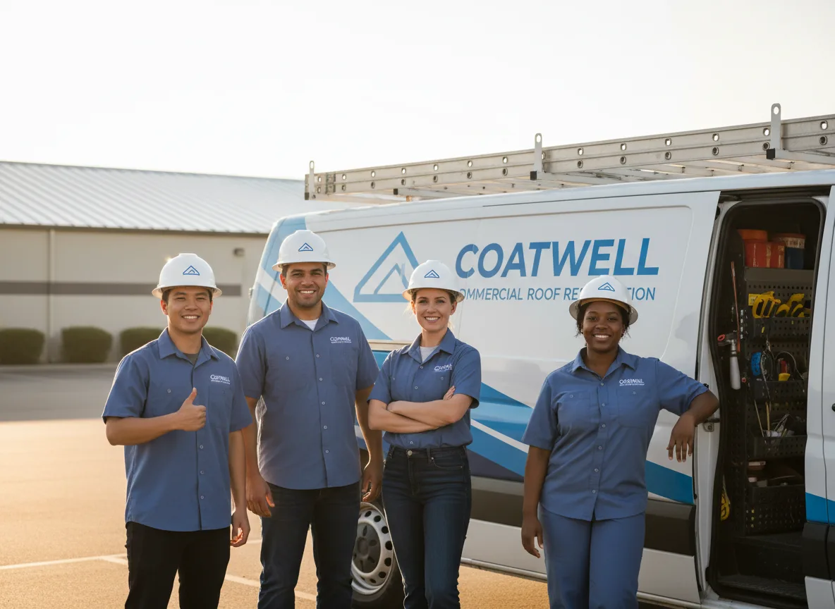 Commercial roof coating company in Weston, ID